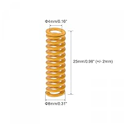 uxcell 3D Printer Die Spring, 8mm OD 25mm Long