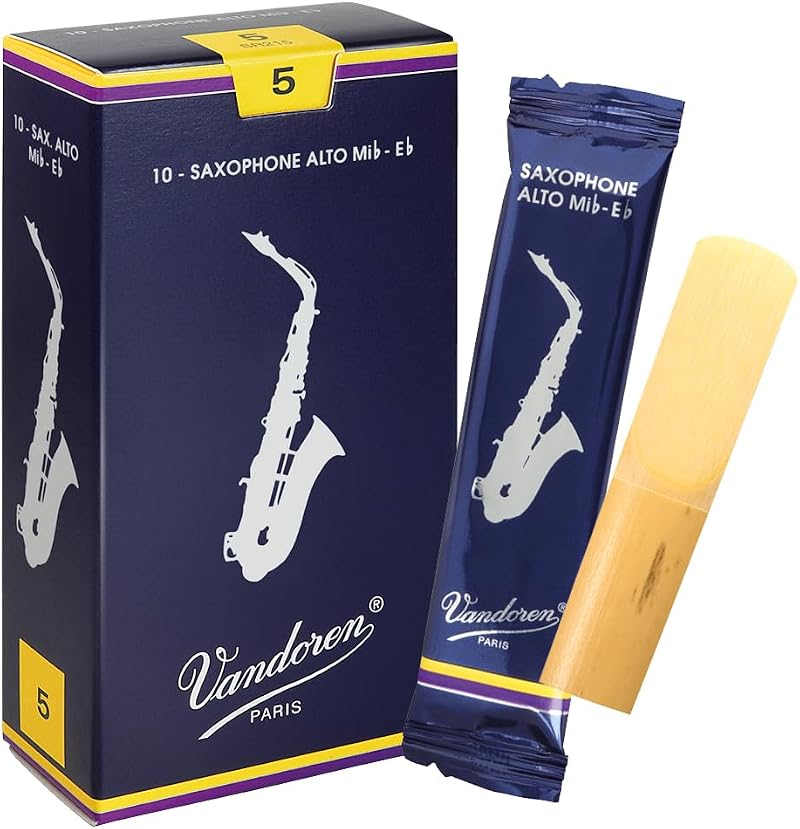 Vandoren Traditional Alto Sax Reeds 5 (Box of 10)