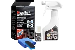 TASUNTE Automotive Headlamp Restoration Fluid Kit, 2025 New Automotive Headlamp Restoration Fluid Oxidized Kit, Multifunctional Car Headlight Polishing, Durable Headlight Repair Kit for All Vehicle Types