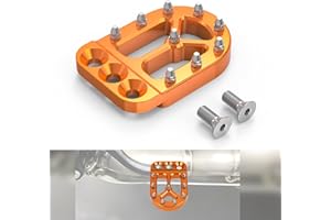NICECNC Orange Rear Foot Brake Lever Peg Pad Extension Enlarge Compatible with KTM 390 Adventure 2020 2021,690 Enduro R 2008-2021,690 SMC R 2019-2021,1050/1090/1190 Adventure/R SEE FITMENT!