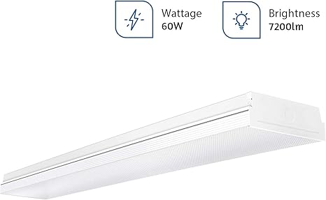 Antlux 60w Led Office Lights Ceiling 4ft Led Wraparound Light