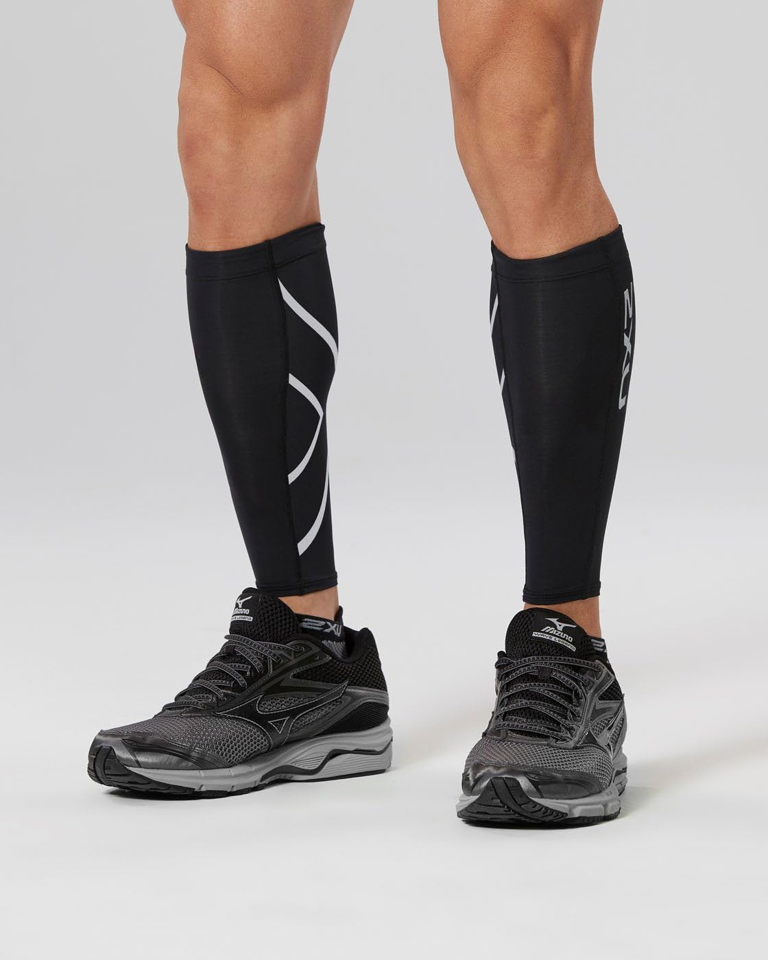 2XU Calf Guard Compression Baselayer - Black, Medium