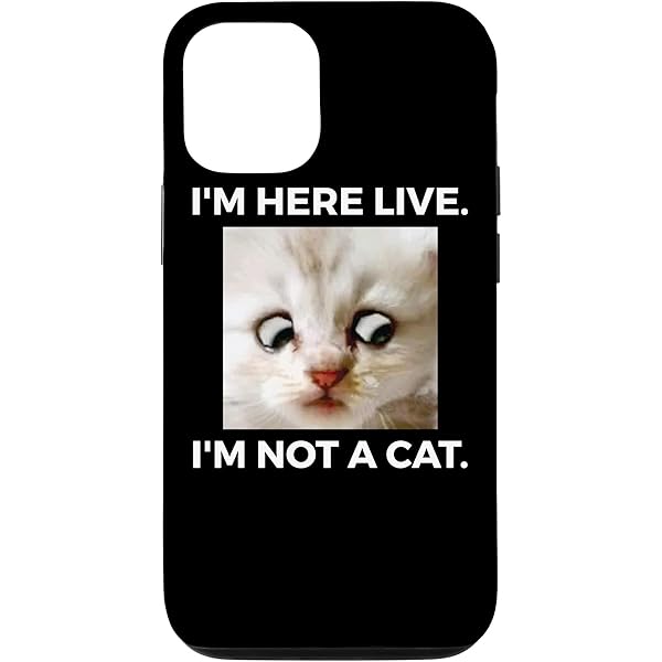 Amazon Com Galaxy S Cat Lawyer Meme I M Here Live I M Not A Cat Case Cell Phones Accessories