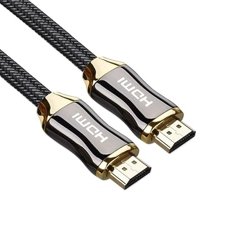 ULTRICS HDMI Kabel 5 Meter, 4K HDMI 2.0 Schnell Geschwindigkeit 18Gbps Ethernet, Vergoldete Steckverbinder, Nylongeflochtene 