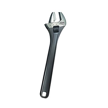 TATA AGRICO Chrome Vanadium Steel Adjustable Wrench 12 (300mm)