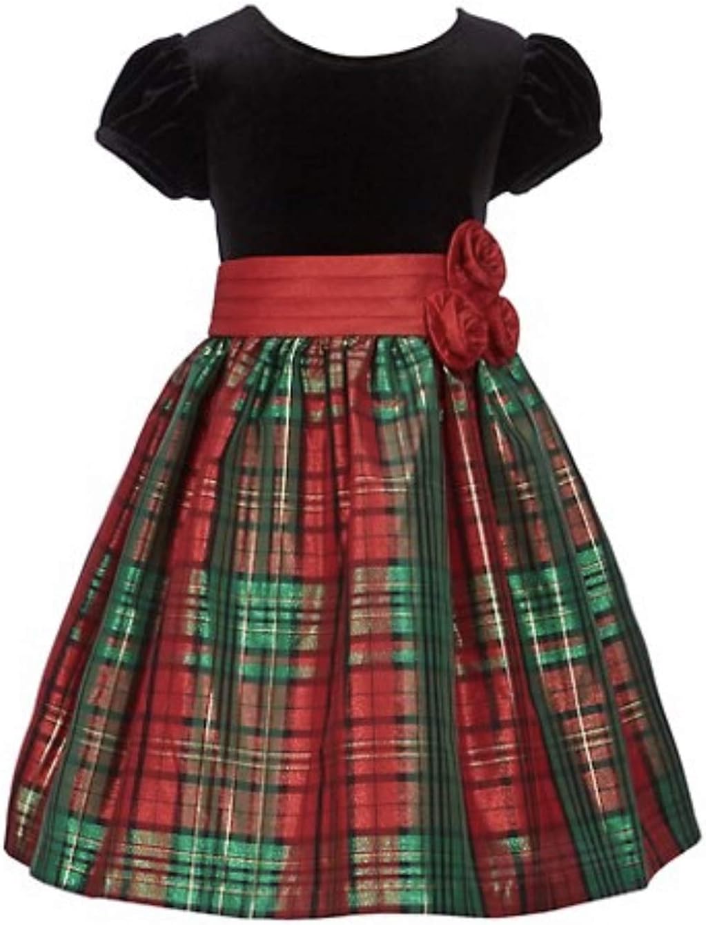 black top red bottom dress