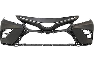 MBI AUTO - Primered, Front Bumper Cover Fascia for 2018-2019 Toyota Camry SE 18-19, TO1000440