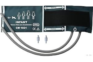 iKenta Neonate/Infant/Child/Adult/Large adult/Adult Thigh Blood Pressure Cuff Double Tube For Patient Monitor Double Tube Cuf