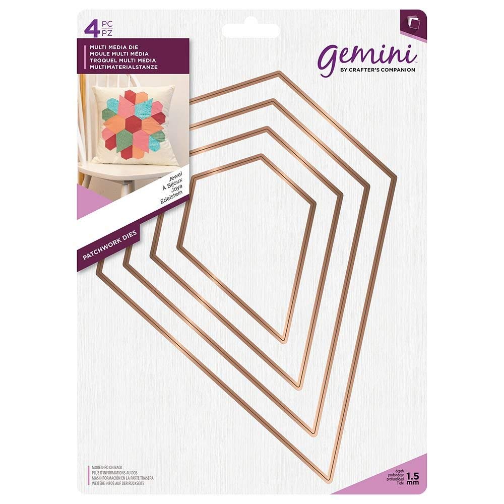 Gemini Multi Media Die-Patchwork Dies-Jewel, One Colour, Size