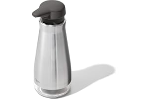OXO Good Grips Stainless Steel Soap Dispenser, Kitchen and Bathroom Accessories