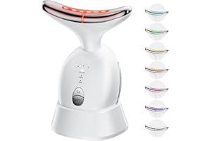 GDKLXL Facial & Neck Massager: Red Light Therapy for Women, Skin Lifting Beauty Device,7 in 1 LED Facial Sculptor Tool for Women's Daily Skincare