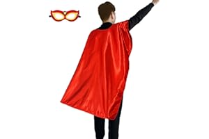 D.Q.Z Adults Superhero Cape and Mask, Men Women Super Hero Costumes, Halloween Vampire Capes