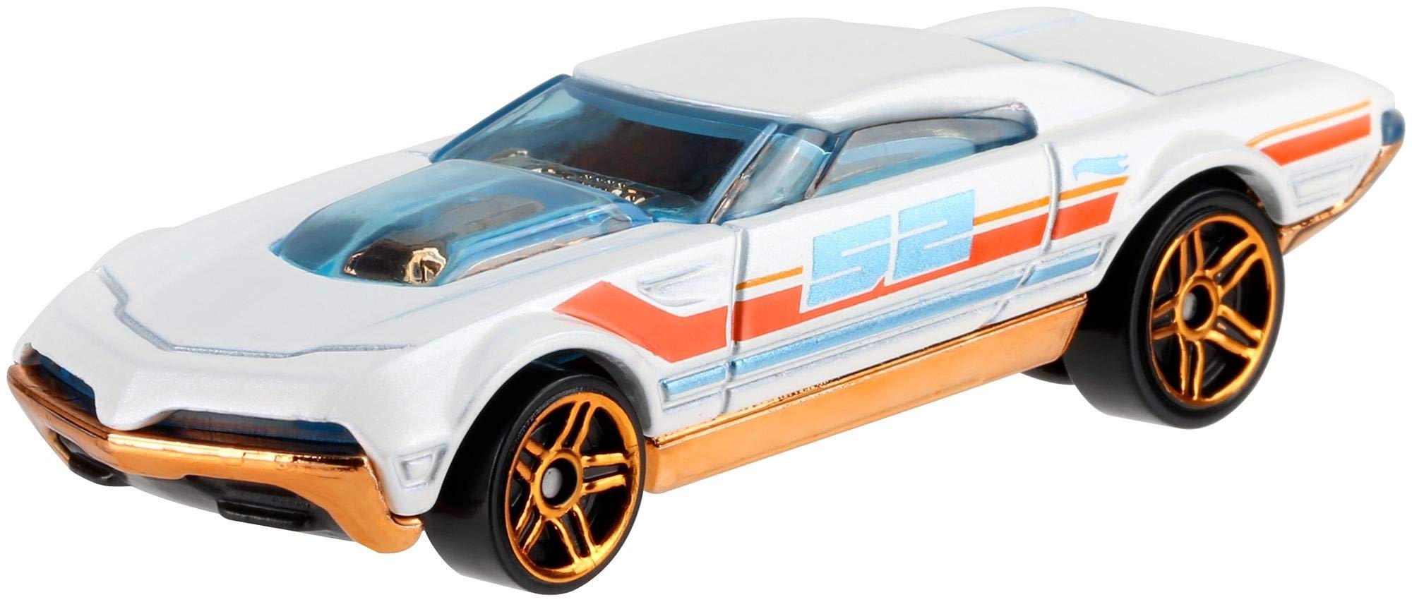 Hot Wheels 2020 Pearl & Chrome Complete 7-Car Set - Includes Gazella GT Chase Car