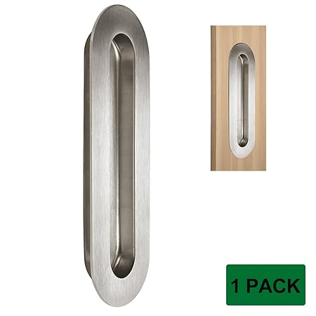 Probrico Stainless Steel Sliding Door Cabinet Recessed Flush Pull