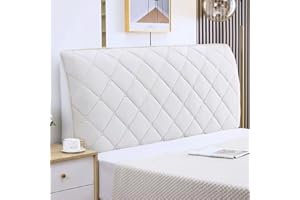 SPEESY Velvet Bed Headboard Slipcover for Queen Full Twin Cal King Size Bed,Quilted Bed Headboard Cover Thicken Headboard Dustproof Protector Cover (Color : B, Size : Full:150cm/59in)