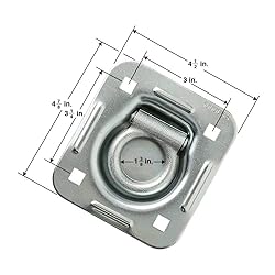 Recessed D-Ring 6,000 lb. Cap. Tiedown Anchors