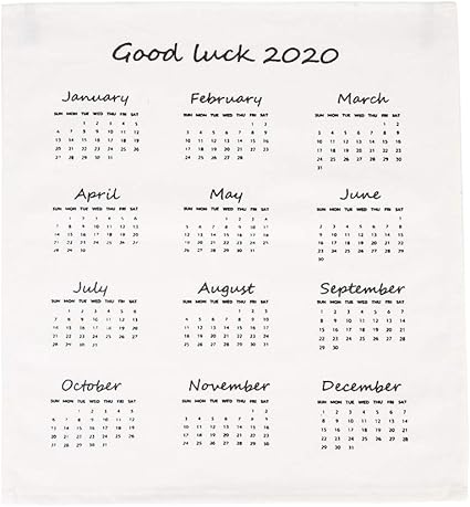 Symina Tela Calendario De Pared Planificador De Hogar Calendario