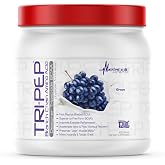 Metabolic Nutrition - TRIPEP - Tri-Peptide Branch Chain Amino Acid, BCAA Powder, Pre Intra Post Workout Supplement, Grape, 400 Grams (40 Servings)