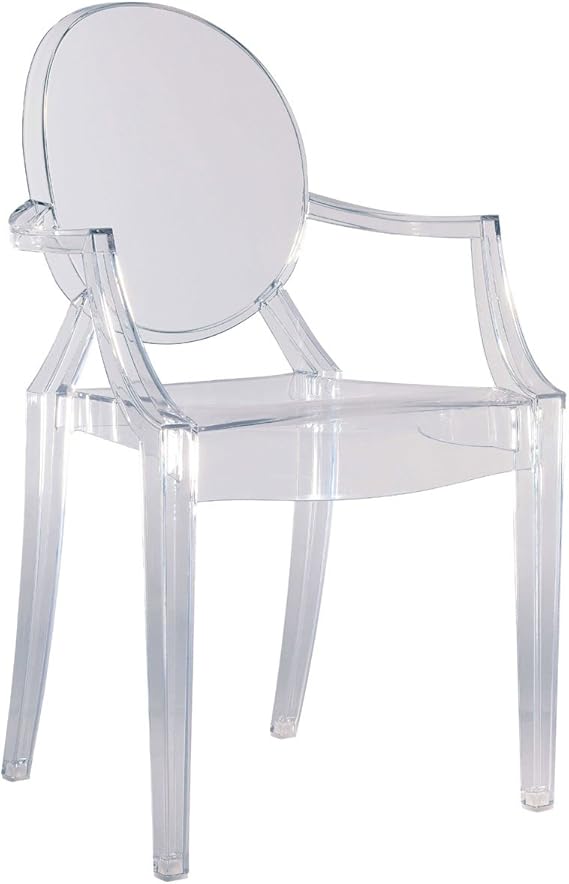 Kartell Louis Ghost 4852B4 Chair Clear Philippe Starck Amazon.co.uk