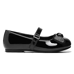 K KomForme Girl's Ballet Flats Non-Slip Soft Mary