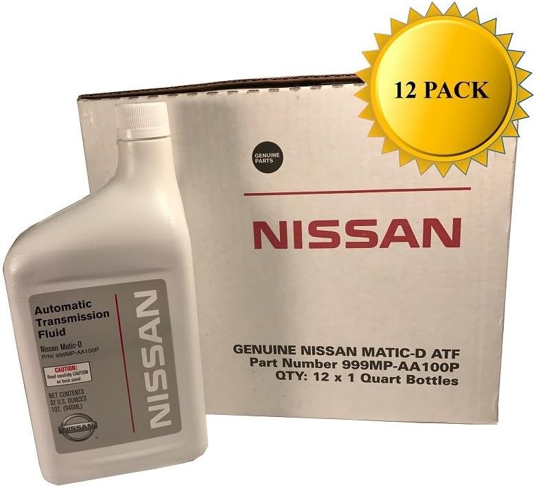 Amazon Com Nissan Genuine Oem Matic D Transmission Fluid 999mp Aa100p 12 Quarts Automotive