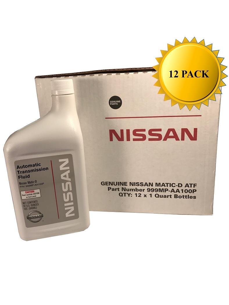 Amazon.com: Genuine Nissan OEM Matic-D Transmission Fluid 999MP-AA100P (12  Quarts): Automotive