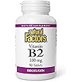 Natural Factors Vitamin B2 Riboflavin 100 mg, 90 Tabs, Support for Energy & Metabolism, Vegan, Gluten-Free, Non-GMO, Proudly 