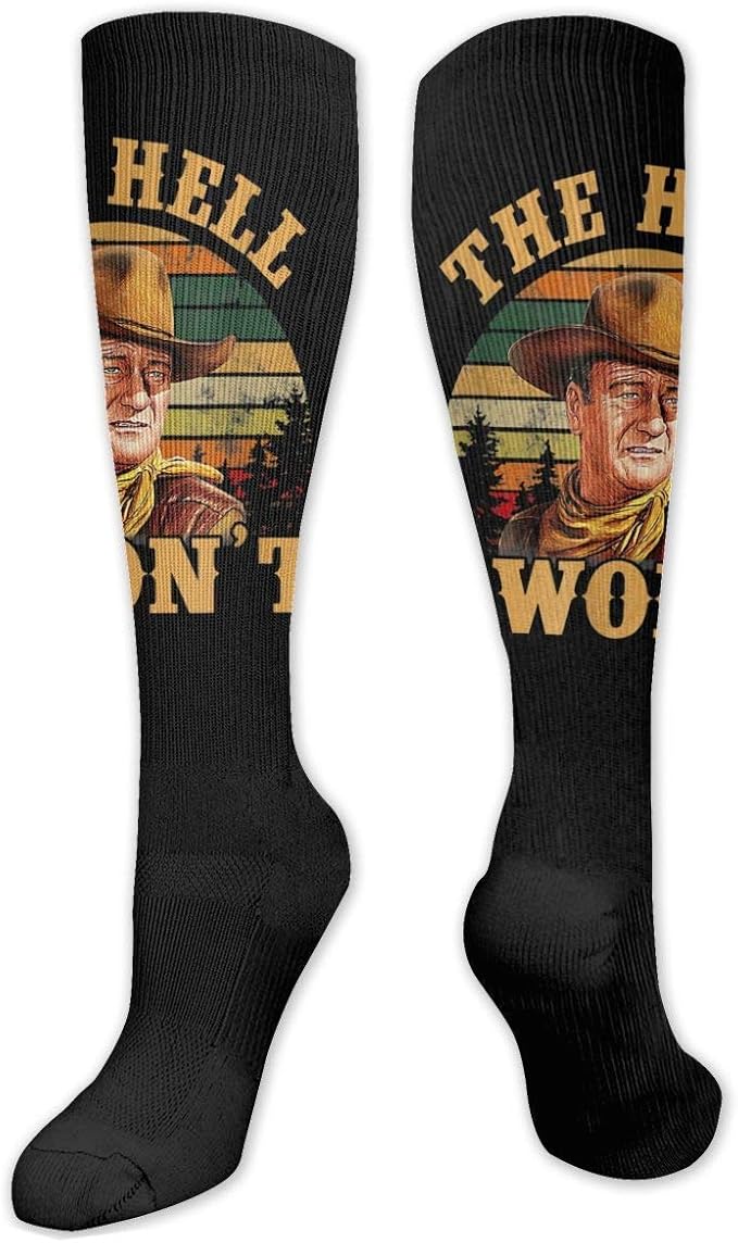 John Wayne HighEnd Customized Long Socks, Breathable And Tastel
