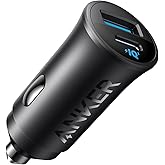 Anker USB-C Car Charger, iPhone 16 Car Charger, 30W 2-Port Type-C Car Adapter, PowerIQ 3.0, for iPhone 16/15/14/13/12 Series,