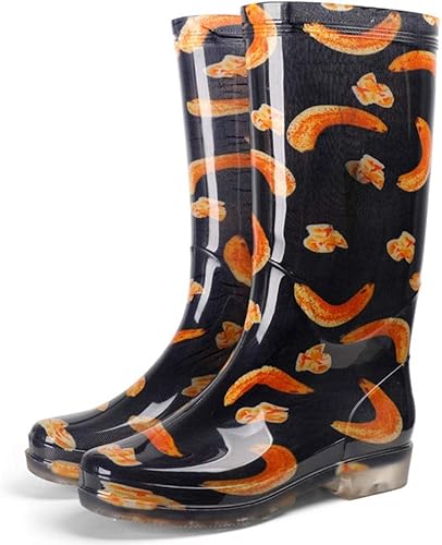 Amazon Qiage 長靴 レインブーツ レディース ロング 23 25 5cm 長くつ 靴 ラバーブーツ 軽量 軽い おしゃれ 大きいサイズ 雨 雨用 キャンプ フェス アウトドア ガーデニング 農作業 釣り フィッシング 滑り止め 防水ブーツ レインシューズ ブーツ ブーティ