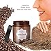 Coffee Deep Cleaning Body Exfoliating Scrub, LuckyFine Sea Salt Scrub Shea Butter Sugar Scrub Natural Body Wash Skin Brightening Moisturizing and Nourishment 9.03 oz