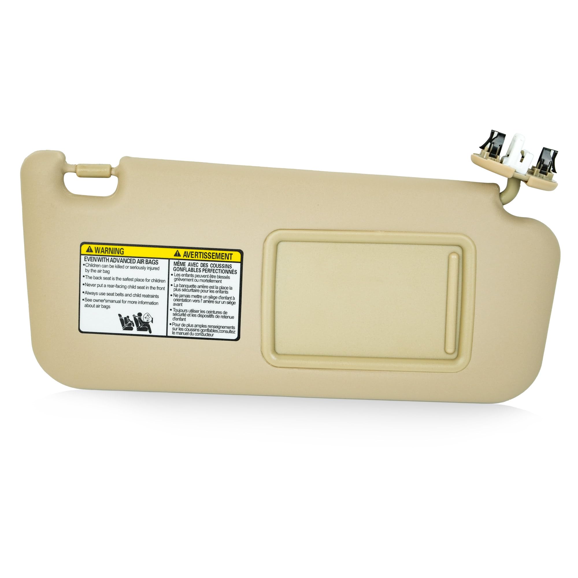 Photo 1 of Renesemee Right Passenger Side Sun Visor Compatible with Toyota RAV4 2004 2005, Interior Sunvisor Replacement Accessory #74310-42370-B0 Beige