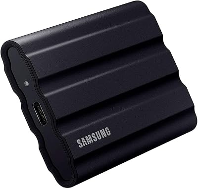 Samsung T7 Shield Portable SSD 2TB Black USB 3.2 Gen 2 External SSD 1050MB/s