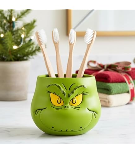 Amazon.com: Bioworld Grinch Who Hash Sculpted Soap Pump Dispenser