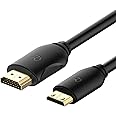 Rankie Mini HDMI to HDMI Cable, High Speed Supports Ethernet 3D and Audio Return (6 Feet)