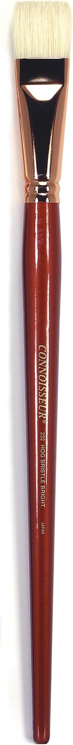 Connoisseur Hog Bristle Brush, 12 Bright