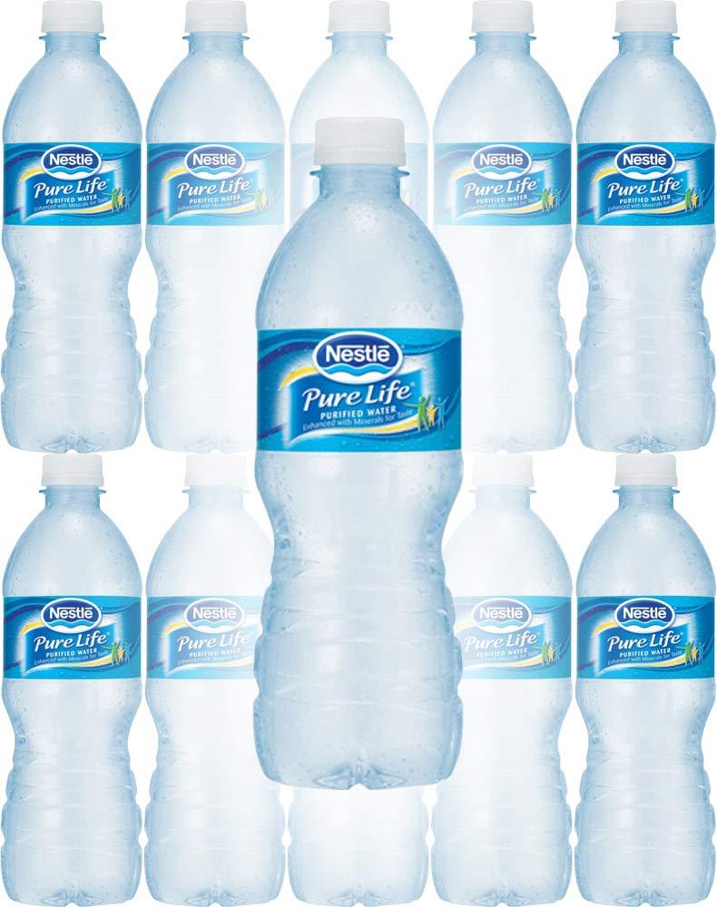 Amazon Com Nestle Water Pure Life Purified Water 16 9 Fl Oz Bottle Pack Of 10 Total Of 169 Fl Oz Grocery Gourmet Food