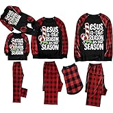 Kubsid Christmas Family Pajamas Matching Sets Xmas Matching Pjs 2025 Merry Christmas Casual Holiday Home Sleepwear Set