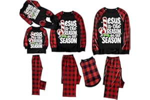 Kubsid Christmas Family Pajamas Matching Sets Xmas Matching Pjs 2025 Merry Christmas Casual Holiday Home Sleepwear Set