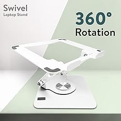 Swivel Laptop Stand for Desk, Adjustable Laptop