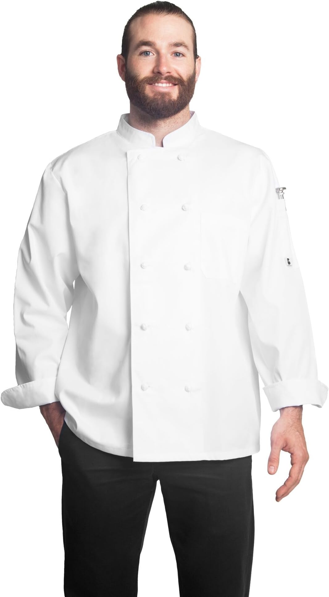 Bragard Thomas Double Breasted Long Sleeve Chef Jacket Ideal for Kitchen