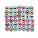 DECORA 20mm Glass Eyes Dome Cabochons Design Flatback Scrapbooking Dome Eyes Assorted Color 40pcs