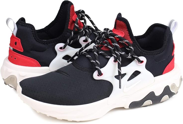 Amazon ナイキ リアクト プレスト React Presto スニーカー Av2605 002 シューズ メンズ 30 0cm Black Red 002 シューズ バッグ