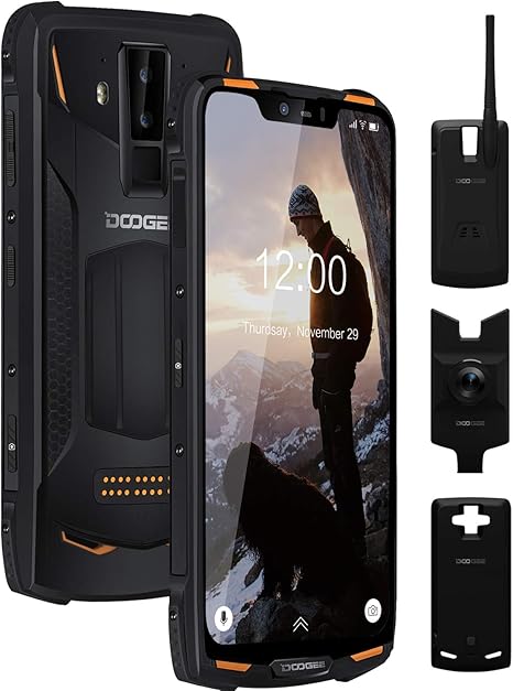 Telephone Incassable Doogee S90 C Telephone Portable Debloque 4g 4 128 Go Ip68 Etanche Smartphone Android 9 0 6 18 Pouces 10050mah Mod Inclus Module Haut Parleur Hi Fi Cameras 16 8 8mp Amazon Fr High Tech