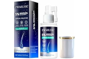 5% Minoxidil for Men & Women, Hair Beard Growth Spray with Biotin, Topical Hair for Men to Regrow Fuller, Thicker Hair, Unsce