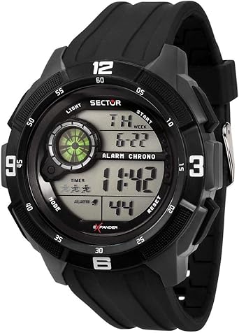 Sector No Limits Reloj para Hombre, Colección EX-04, en Plástico, Silicona, con Correa de Silicona - R3251535001