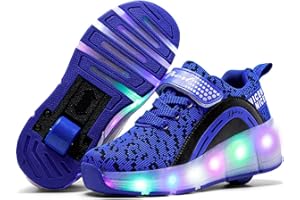 Ufatansy Uforme Roller Shoes Colorful LED Lights Children Light Skate Shoes Fashion Sneakers for Girls Boys