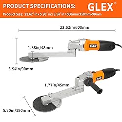GLEX Angle Grinder Stand Tools, Extended Angle