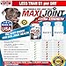 The Health Labs Maxi Joint Strength Glucosamine and Chondroitin Chewable Tablets for Dogs, 120 Tablets