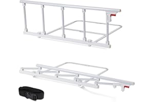 ELENKER Bed Rails for Elderly Adults, Folding Bed Assist Seniors Safety Bed Guard Rail Handle to Prevent Falling Out of Bed, 48.6"x16.3"